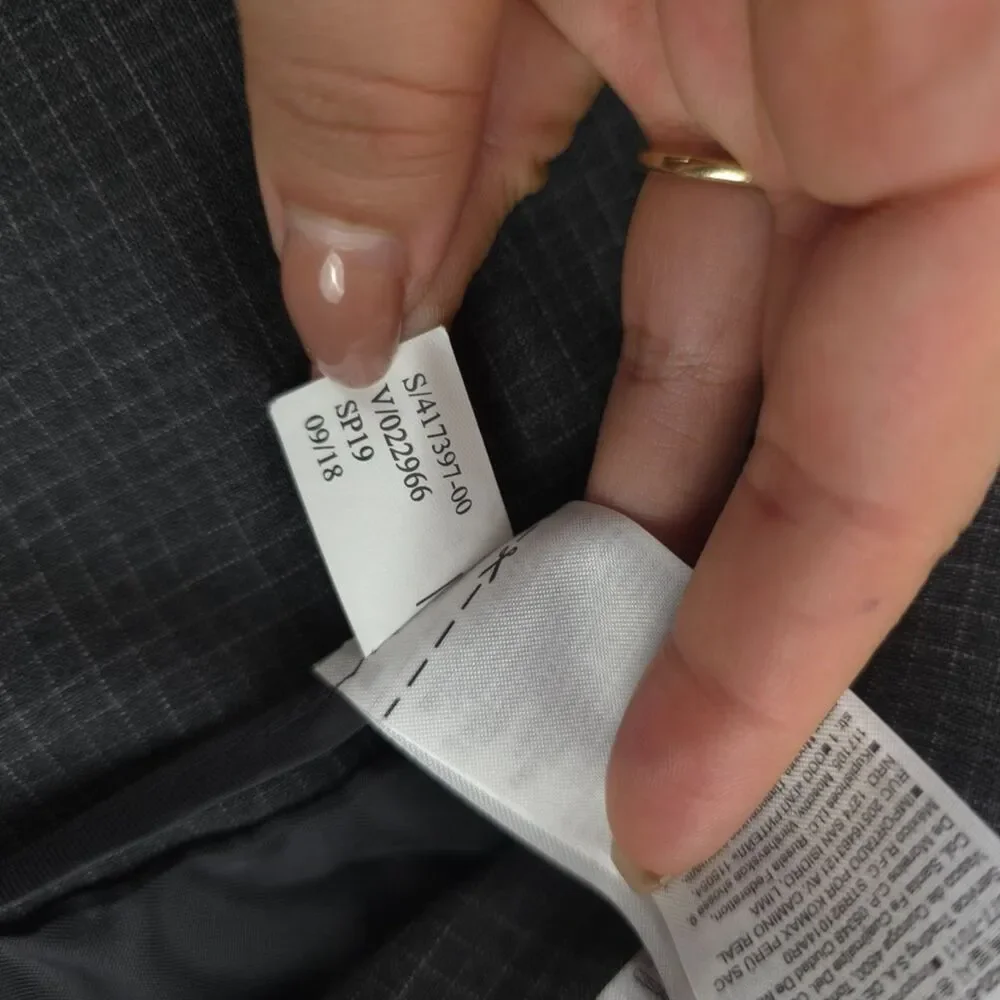 BANANA REPUBLIC Slim Smart-Weight Performance Wool Blazer Old Money Quiet Luxury